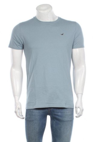 Мъжка тениска Hollister, Размер M, Цвят Син, Памук, Цена 23,40 лв.