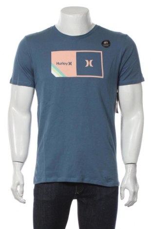 Мъжка тениска Hurley, Размер S, Цвят Син, Памук, Цена 29,67 лв.