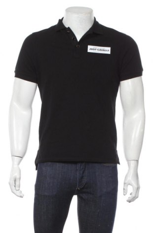Мъжка тениска Just Cavalli, Размер S, Цвят Черен, Памук, Цена 148,85 лв.