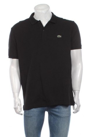 Мъжка тениска Lacoste, Размер XXL, Цвят Черен, Памук, Цена 37,80 лв.