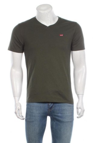 Мъжка тениска Levi's, Размер S, Цвят Зелен, 100% памук, Цена 48,30 лв.