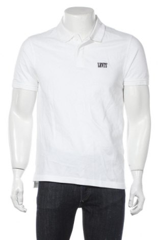 Мъжка тениска Levi's, Размер M, Цвят Бял, Памук, Цена 48,30 лв.
