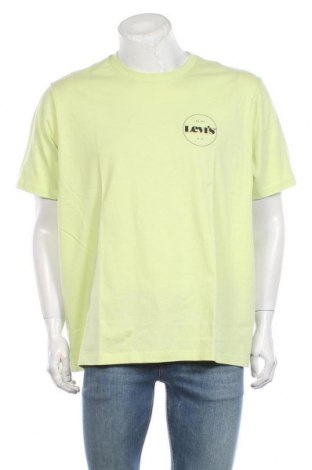 Мъжка тениска Levi's, Размер XL, Цвят Зелен, 100% памук, Цена 48,30 лв.