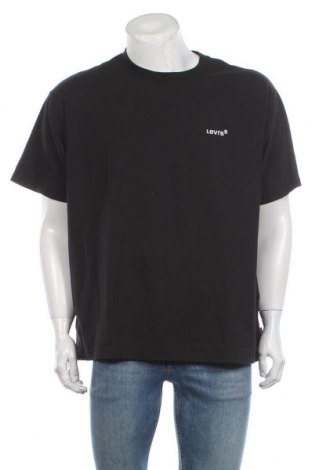 Мъжка тениска Levi's, Размер XL, Цвят Черен, 100% памук, Цена 48,30 лв.