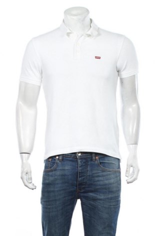 Мъжка тениска Levi's, Размер S, Цвят Бял, Памук, Цена 44,00 лв.
