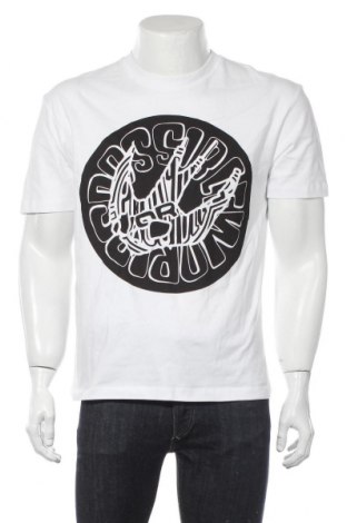 Мъжка тениска McQ Alexander McQueen, Размер M, Цвят Бял, Памук, Цена 167,62 лв.