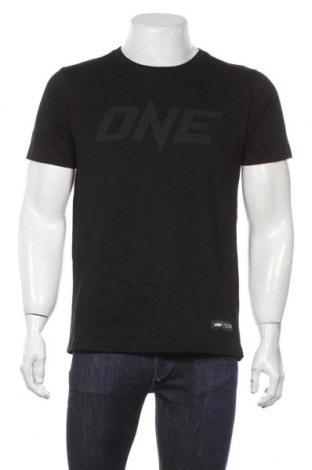 Мъжка тениска One, Размер M, Цвят Черен, Памук, Цена 22,05 лв.