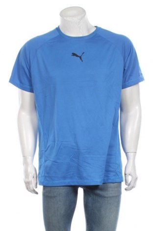 Tricou de bărbați PUMA, Mărime XL, Culoare Albastru, Poliester, Preț 106,11 Lei