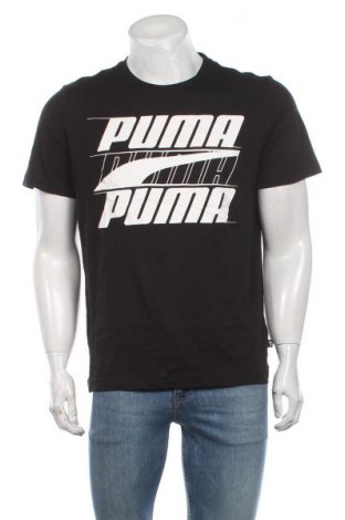Мъжка тениска PUMA, Размер L, Цвят Черен, Цена 29,40 лв.