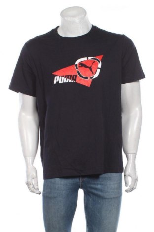Ανδρικό t-shirt PUMA, Μέγεθος XL, Χρώμα Μπλέ, Βαμβάκι, Τιμή 31,82 €