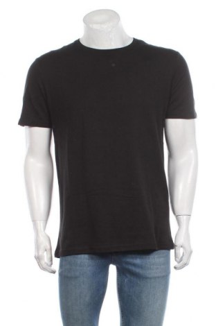 Мъжка тениска Pier One, Размер L, Цвят Черен, Памук, Цена 18,85 лв.