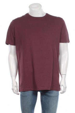 Мъжка тениска Pier One, Размер XXL, Цвят Червен, 80% памук, 20% полиестер, Цена 14,40 лв.