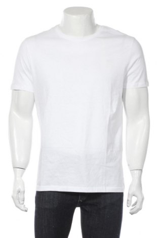 Мъжка тениска Pier One, Размер L, Цвят Бял, Памук, Цена 18,85 лв.