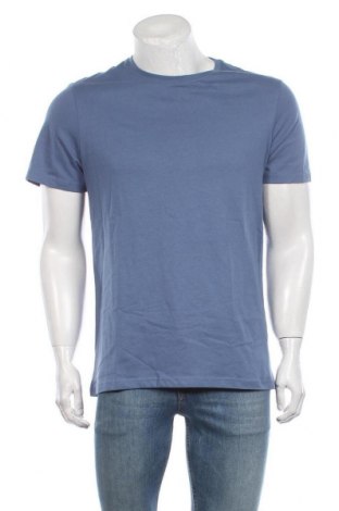 Мъжка тениска Pier One, Размер L, Цвят Син, Памук, Цена 16,90 лв.