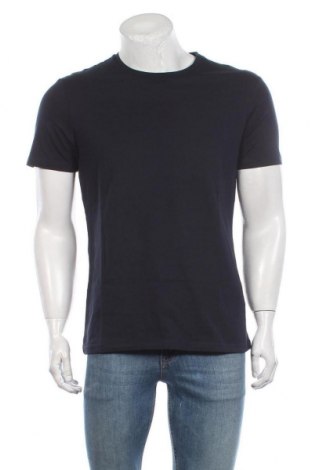 Мъжка тениска Pier One, Размер M, Цвят Син, Памук, Цена 16,90 лв.