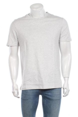 Мъжка тениска Pier One, Размер L, Цвят Сив, 98% памук, 2% вискоза, Цена 16,90 лв.