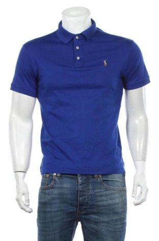 Pánske tričko  Polo By Ralph Lauren, Veľkosť L, Farba Modrá, Bavlna, Cena  23,25 €