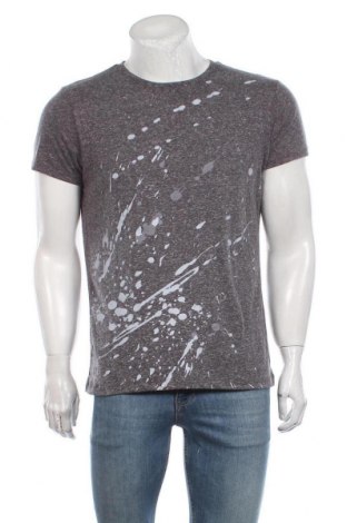 Ανδρικό t-shirt Q/S by S.Oliver, Μέγεθος L, Χρώμα Γκρί, 75% πολυεστέρας, 25% βαμβάκι, Τιμή 16,42 €