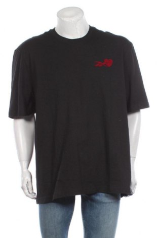 Ανδρικό t-shirt Reebok, Μέγεθος XL, Χρώμα Μαύρο, 95% βαμβάκι, 5% ελαστάνη, Τιμή 21,29 €