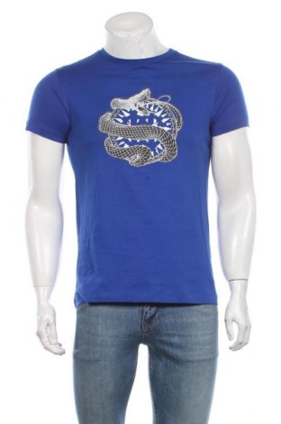 Ανδρικό t-shirt Roberto Cavalli, Μέγεθος M, Χρώμα Μπλέ, Βαμβάκι, Τιμή 97,06 €
