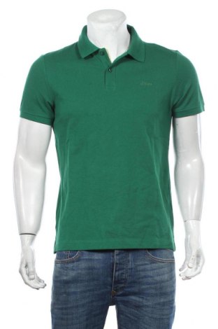 Tricou de bărbați S.Oliver, Mărime M, Culoare Verde, Bumbac, Preț 104,77 Lei