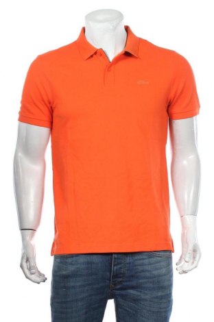 Tricou de bărbați S.Oliver, Mărime M, Culoare Portocaliu, Bumbac, Preț 104,77 Lei