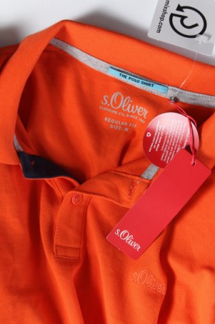 Ανδρικό t-shirt S.Oliver, Μέγεθος M, Χρώμα Πορτοκαλί, Βαμβάκι, Τιμή 11,37 €