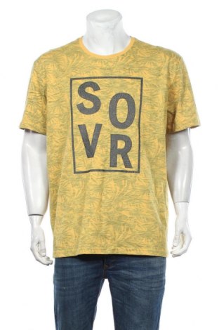 Мъжка тениска S.Oliver, Размер XXL, Цвят Жълт, Памук, Цена 45,00 лв.