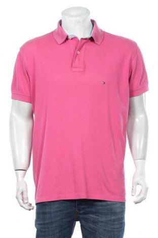 Pánske tričko  Tommy Hilfiger, Veľkosť L, Farba Ružová, Bavlna, Cena  21,55 €