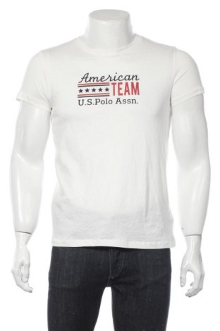 Pánské tričko  U.S. Polo Assn., Velikost S, Barva Krémová, 100% bavlna, Cena  492,00 Kč