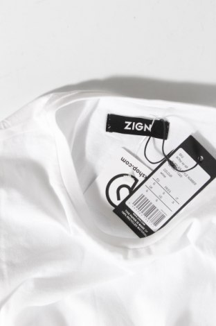 Ανδρικό t-shirt Zign, Μέγεθος S, Χρώμα Λευκό, Βαμβάκι, Τιμή 13,15 €