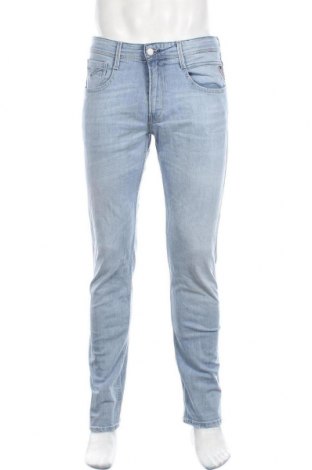 Męskie jeansy Replay, Rozmiar M, Kolor Niebieski, 98% bawełna, 2% elastyna, Cena 537,76 zł
