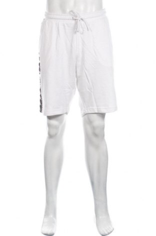 Ανδρικό κοντό παντελόνι Kappa, Μέγεθος XXL, Χρώμα Λευκό, 80% βαμβάκι, 20% πολυεστέρας, Τιμή 16,73 €