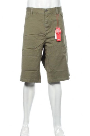Ανδρικό κοντό παντελόνι S.Oliver, Μέγεθος 3XL, Χρώμα Πράσινο, 97% βαμβάκι, 3% ελαστάνη, Τιμή 27,53 €