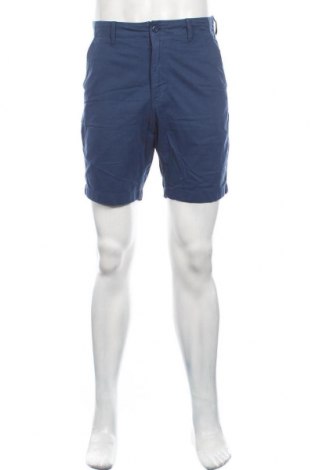 Мъжки къс панталон Uniqlo, Размер S, Цвят Син, Памук, Цена 27,30 лв.