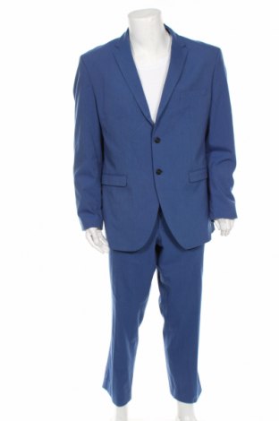 Męski garnitur Selected Homme, Rozmiar XL, Kolor Niebieski, 65% poliester, 33% wiskoza, 2% elastyna, Cena 511,63 zł