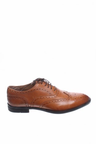Мъжки обувки ASOS, Размер 44, Цвят Кафяв, Естествена кожа, Цена 47,60 лв.