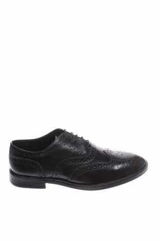 Мъжки обувки ASOS, Размер 42, Цвят Черен, Естествена кожа, Цена 45,22 лв.