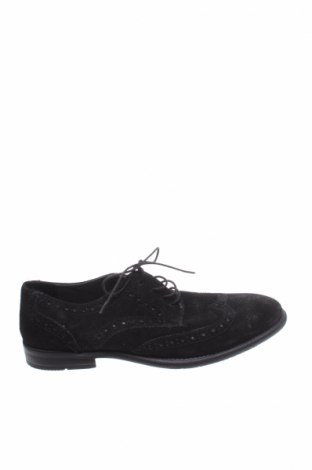 Мъжки обувки ASOS, Размер 42, Цвят Черен, Естествен велур, Цена 47,60 лв.