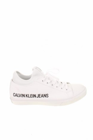 Мъжки обувки Calvin Klein Jeans, Размер 45, Цвят Бял, Текстил, Цена 100,17 лв.