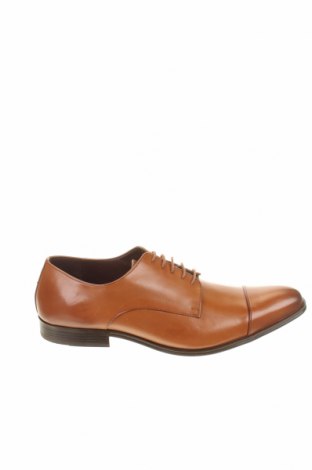 Мъжки обувки Marco Bonelli, Размер 43, Цвят Кафяв, Естествена кожа, Цена 95,60 лв.