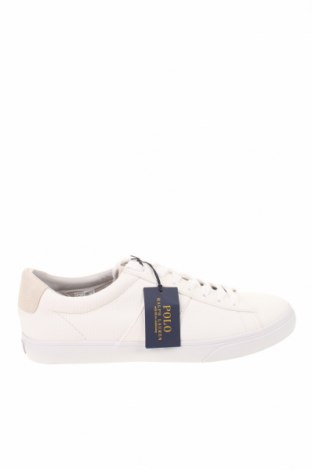 Ανδρικά παπούτσια Polo By Ralph Lauren, Μέγεθος 46, Χρώμα Λευκό, Κλωστοϋφαντουργικά προϊόντα, φυσικό σουέτ, Τιμή 62,09 €