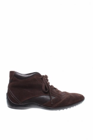 Мъжки обувки Tod's, Размер 42, Цвят Кафяв, Естествен велур, естествена кожа, Цена 286,00 лв.