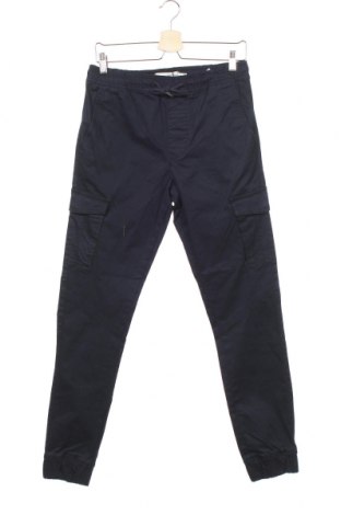 Pantaloni de bărbați ! Solid, Mărime S, Culoare Albastru, 98% bumbac, 2% elastan, Preț 90,79 Lei