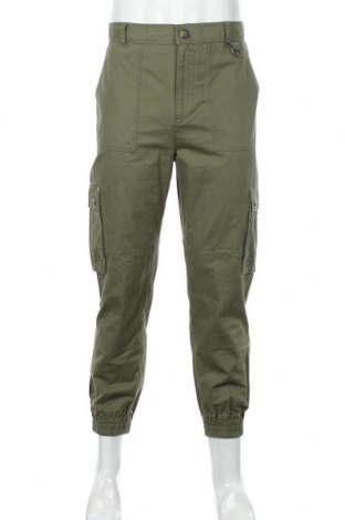 Мъжки панталон Dreimaster, Размер L, Цвят Зелен, Памук, Цена 112,77 лв.