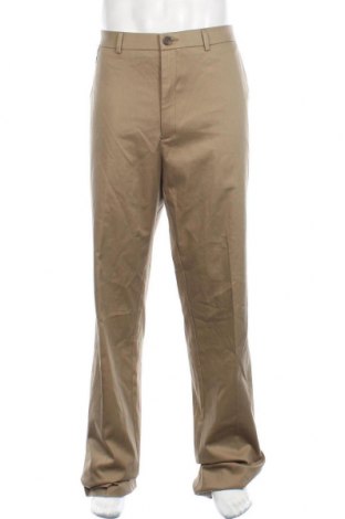 Męskie spodnie Haggar, Rozmiar XL, Kolor Beżowy, 61% bawełna, 37% poliester, 2% elastyna, Cena 204,71 zł