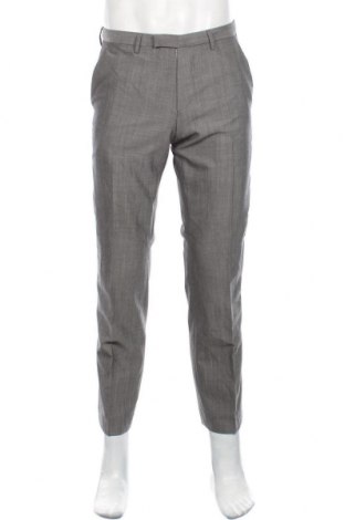 Pantaloni de bărbați Hugo Boss, Mărime M, Culoare Gri, 85% lână, 15% mohair, Preț 371,37 Lei