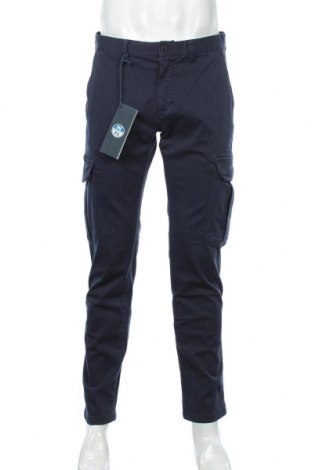Pantaloni de bărbați North Sails, Mărime L, Culoare Albastru, 98% bumbac, 2% elastan, Preț 435,20 Lei
