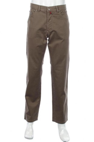 Męskie spodnie Pierre Cardin, Rozmiar M, Kolor Brązowy, 98% bawełna, 2% elastyna, Cena 140,74 zł