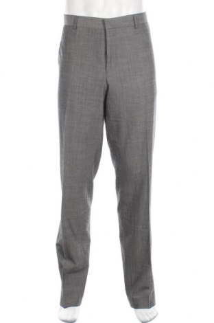 Мъжки панталон S.Oliver, Размер XL, Цвят Сив, 96% вълна, 4% еластан, Цена 93,00 лв.